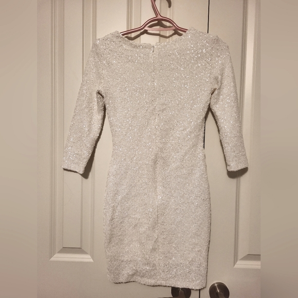 New TFNC London white sequin dress - Picture 3 of 4